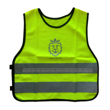 Kid Safety Vest 100% Polyester Knit Vest Pattern, High Reflective Safety Kid Vest